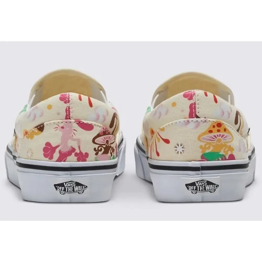 VANS Classic Slip On 'Get Outdoors' White/Multi Canvas Men's Sneakers Shoes 11